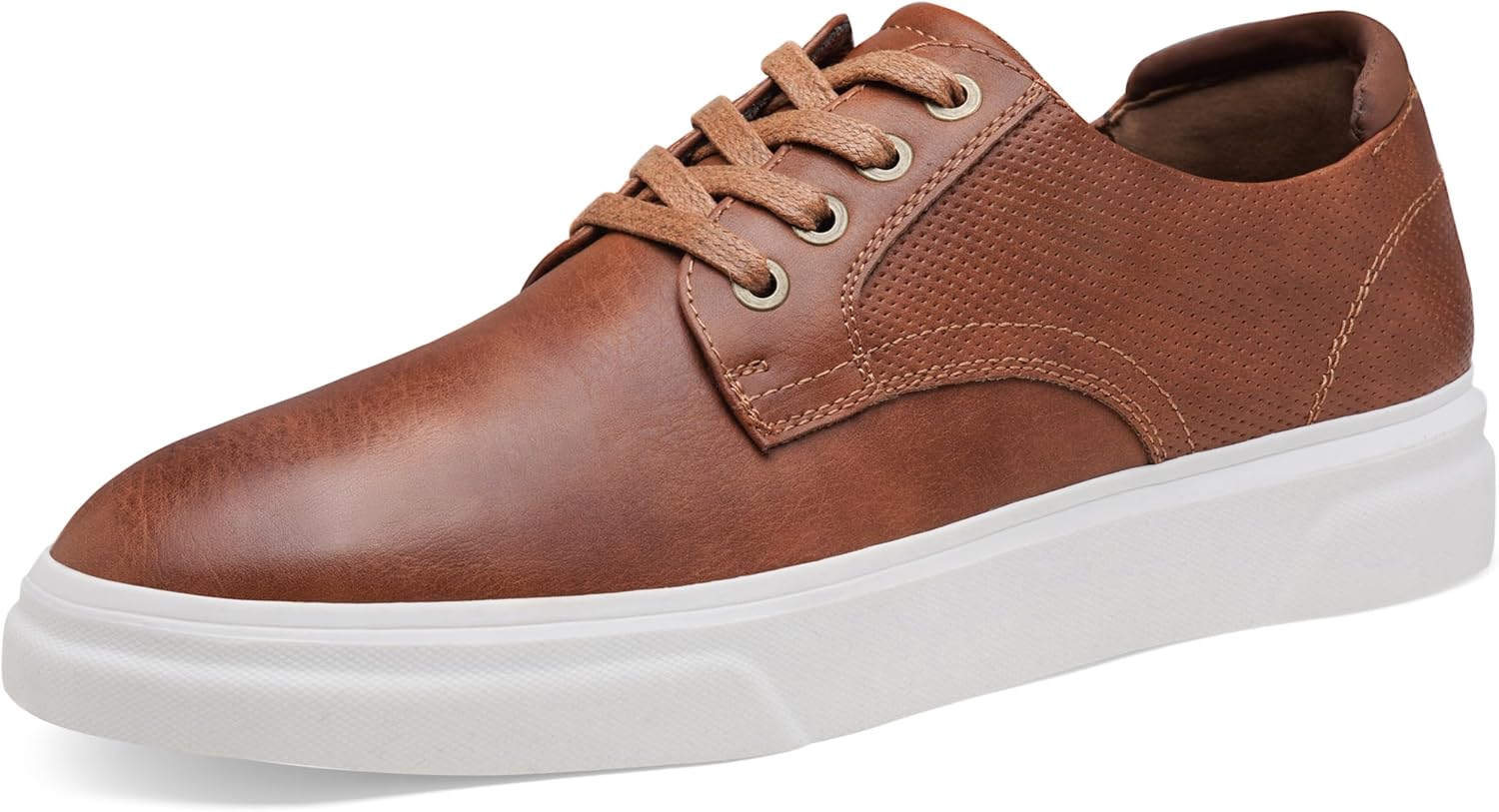 

Мужские повседневные туфли Vostey, модные кроссовки, дышащие деловые кроссовки для мужчин, коричневый