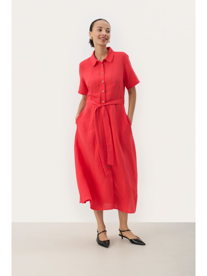 

Платье EflinPW, прямого кроя, горько-сладкого цвета PART TWO