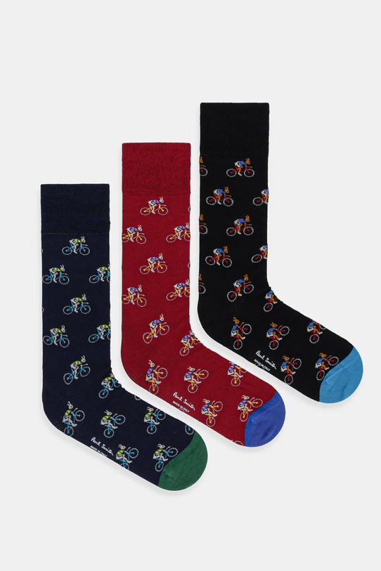 

Носки 3 пары Paul Smith, черный