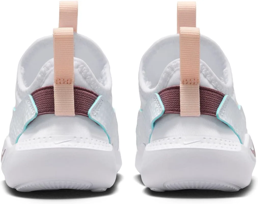 Кроссовки для бега Nike Flex Runner 4 для детей и подростков, белый/серый/коралловый — фото 4
