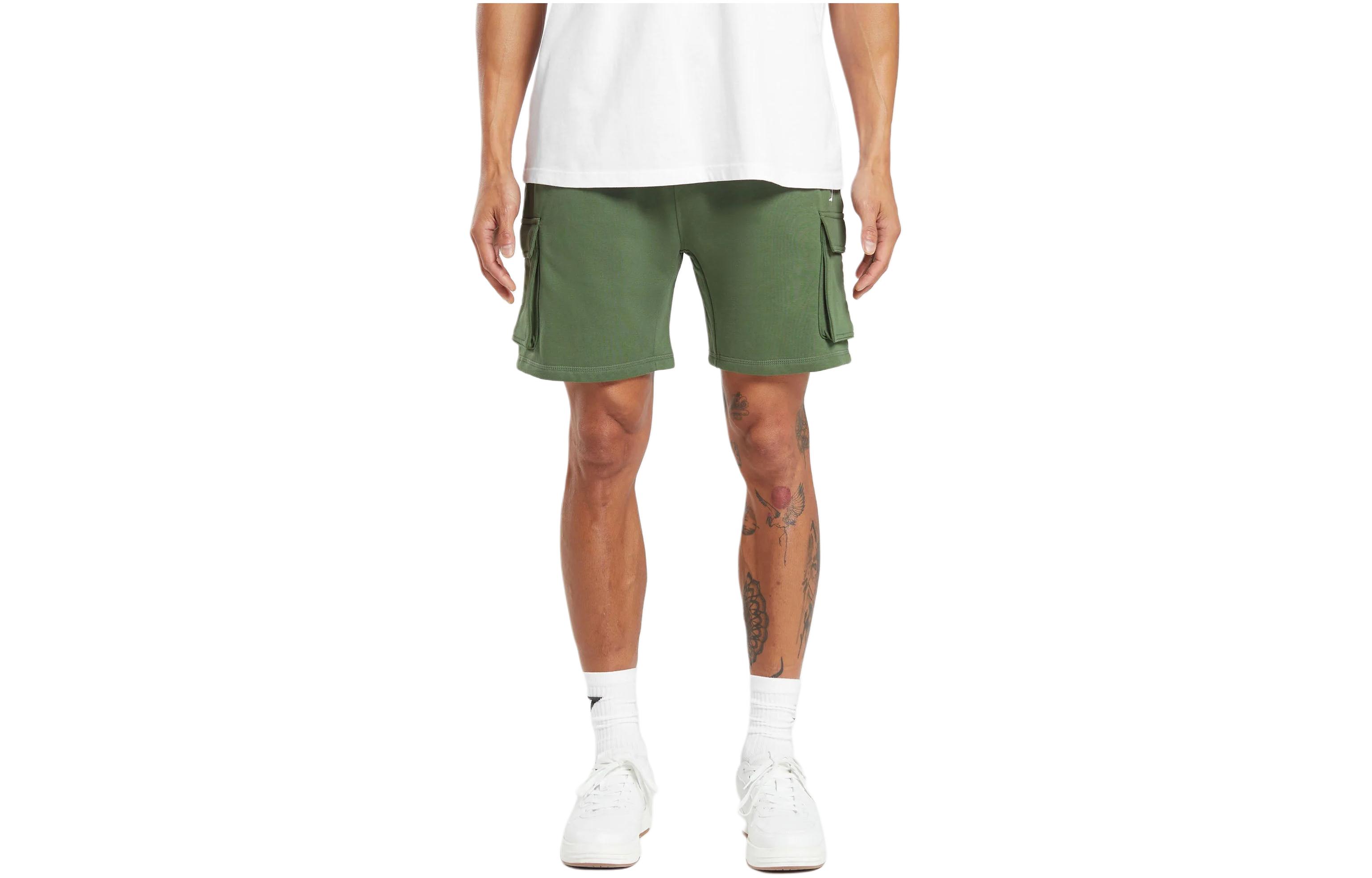 

GYMSHARK Кри Карго Шорты Карго шорты мужские оливковый зеленый