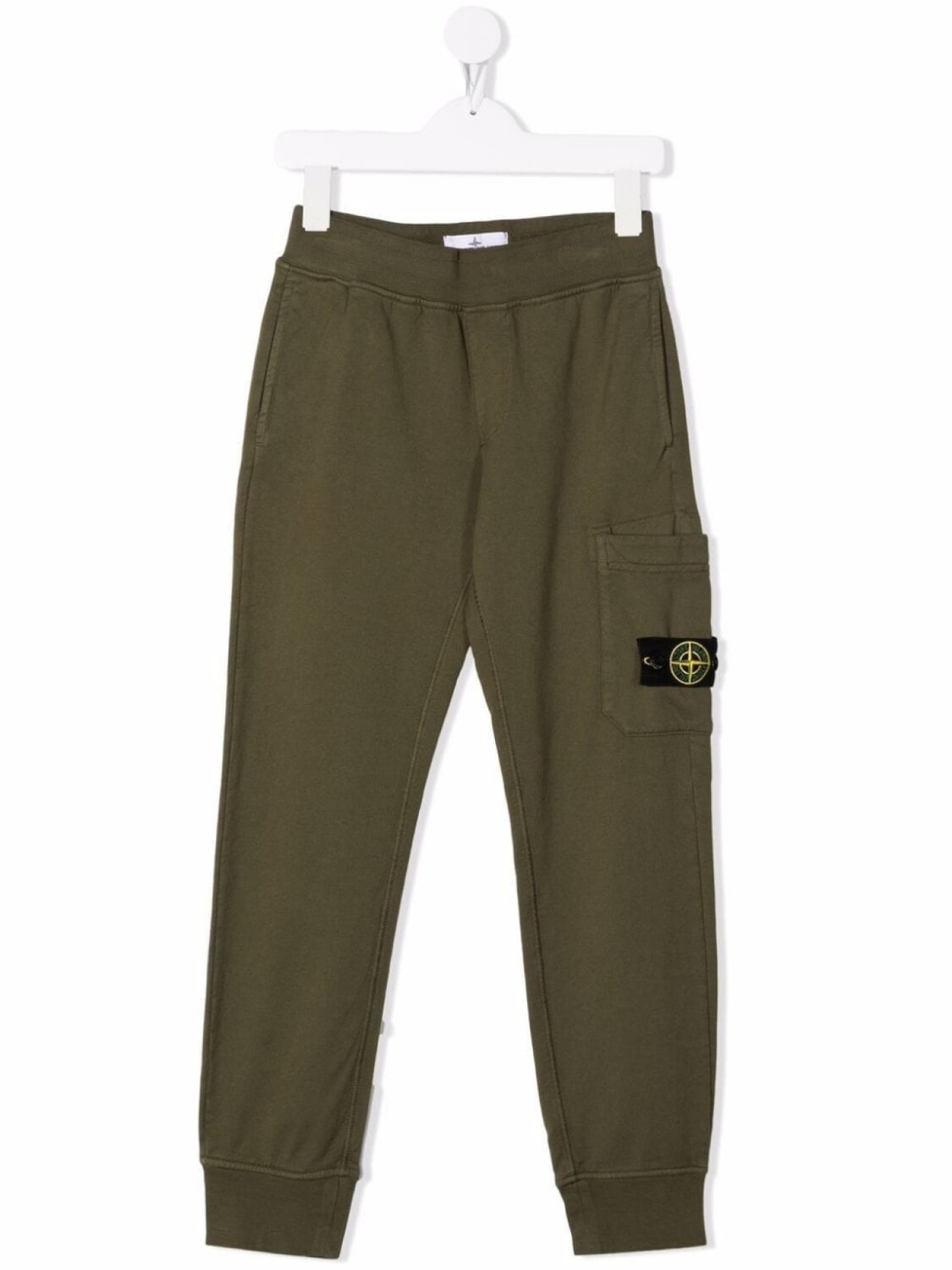 

Stone Island Junior спортивные брюки с нашивкой-логотипом, зеленый