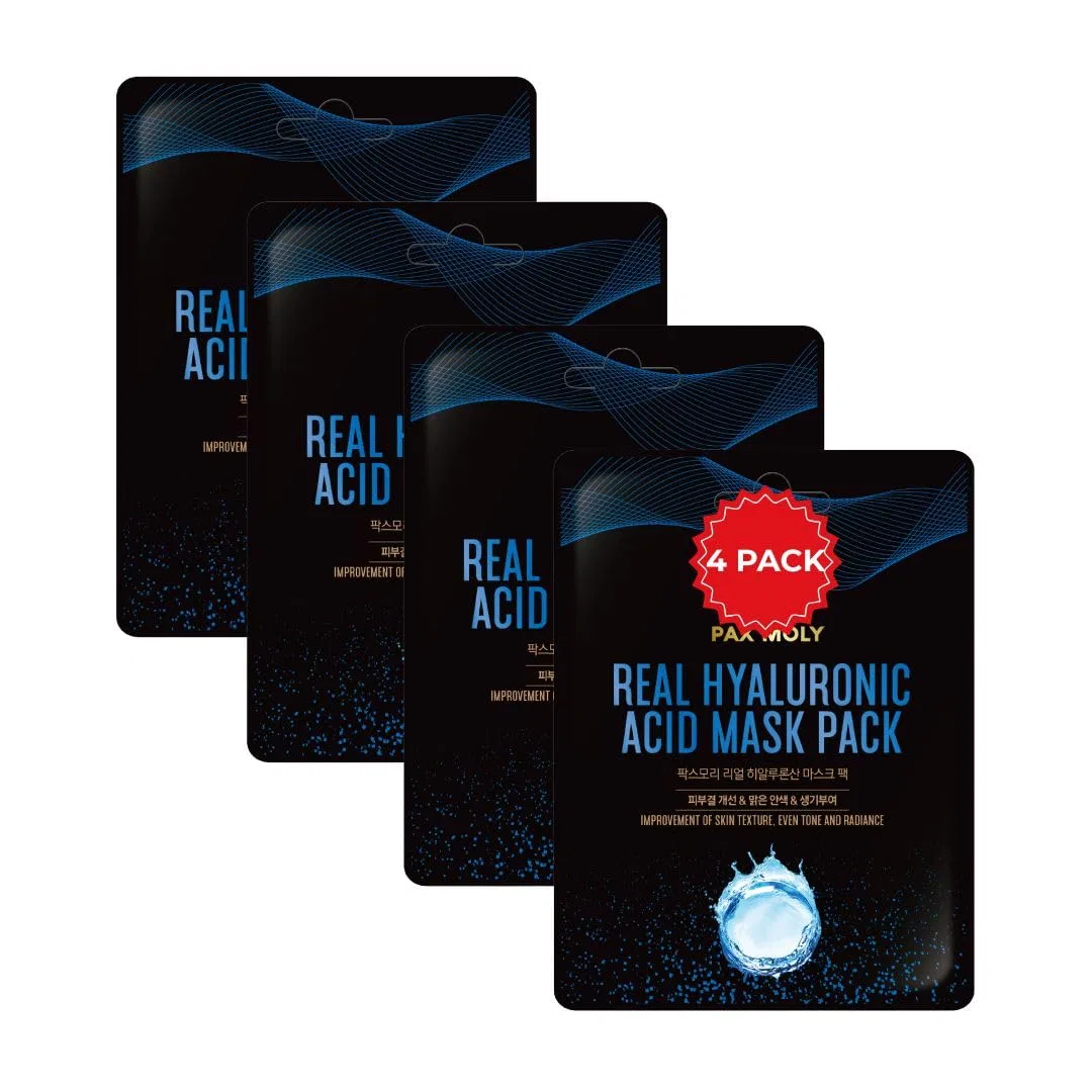 Тканевая маска — Увлажняющая для лица «Real Hyaluronic Acid» от Rah Moly, , . Generisch, 25 мл