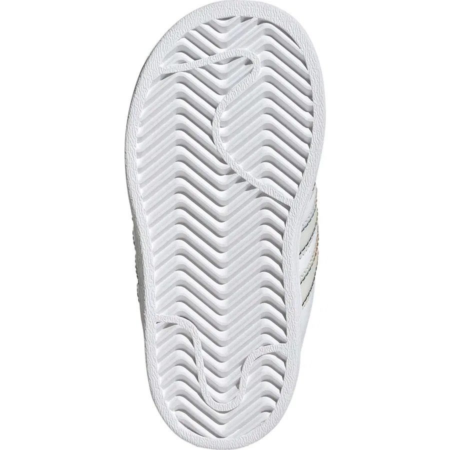Детские кроссовки с подсветкой SUPERSTAR LED LIGHTS CF I JI0511 adidas, Белый — фото 4