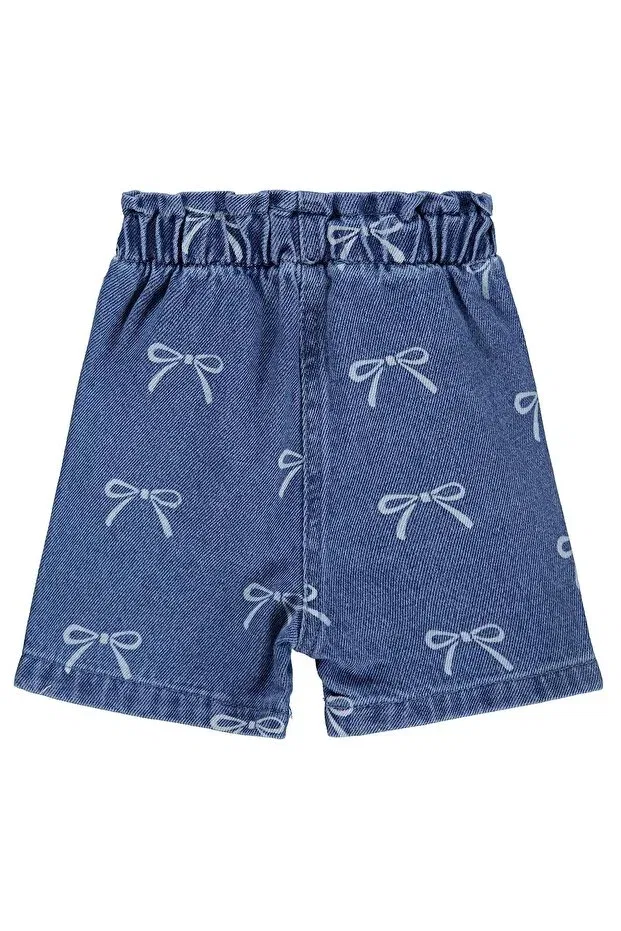 Детские шорты для мальчиков джинсовые Bow Tie Denim Shorts Civil Baby, Blue — фото 2