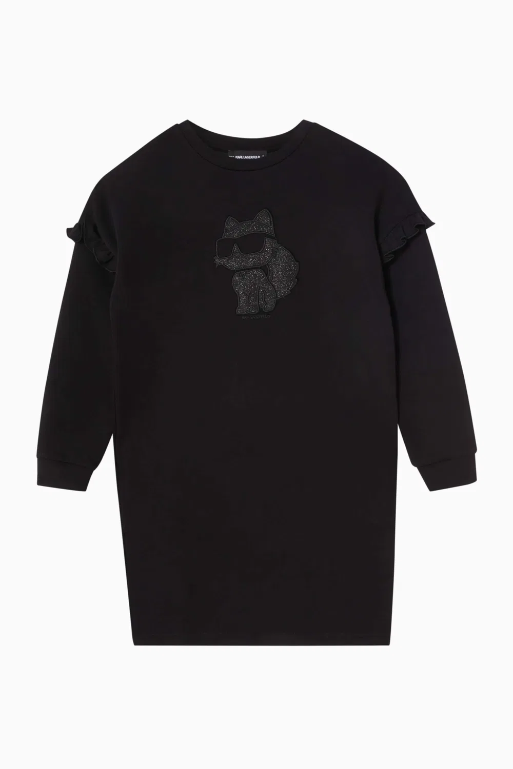 Платье с оборками Choupette Karl Lagerfeld Kids