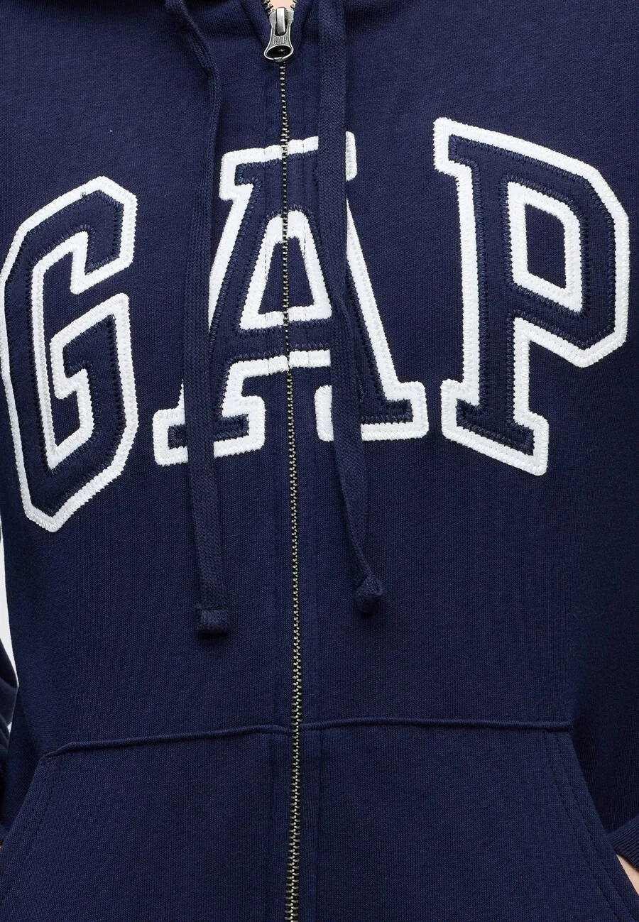 Толстовка на молнии GAP 'V-FRANCHISE HERITAGE' темно-синего цвета — фото 3