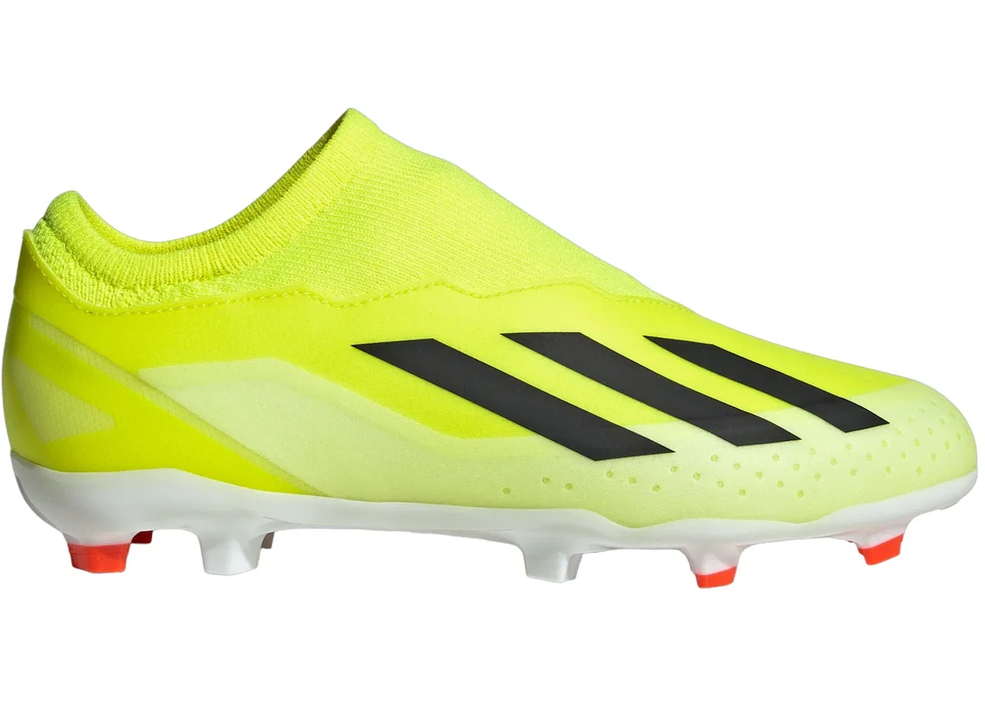 Детские бутсы без шнуровки Crazyfast League Laceless Adidas, Team Solar Yellow 2 Core Black Cloud White