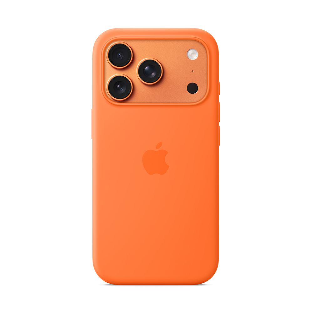 

Чехол Apple Silicone Case с MagSafe для iPhone 17 Pro, Orange, Оранжевый, Чехол Apple Silicone Case с MagSafe для iPhone 17 Pro, Orange