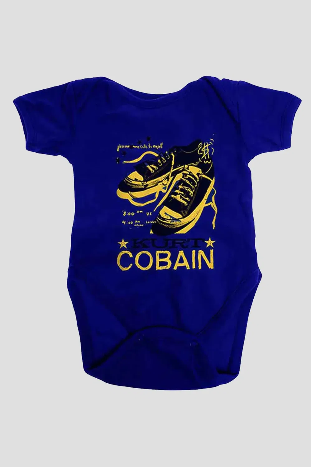 Детский боди-комбинезон Laces Kurt Cobain, Blue