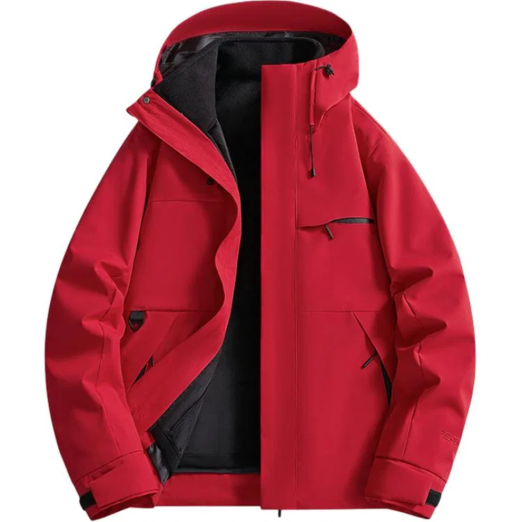 Детская ветровка с капюшоном, на молнии, модель Windbreaker Jackets, JEEP SPIRIT, Dazzling Red