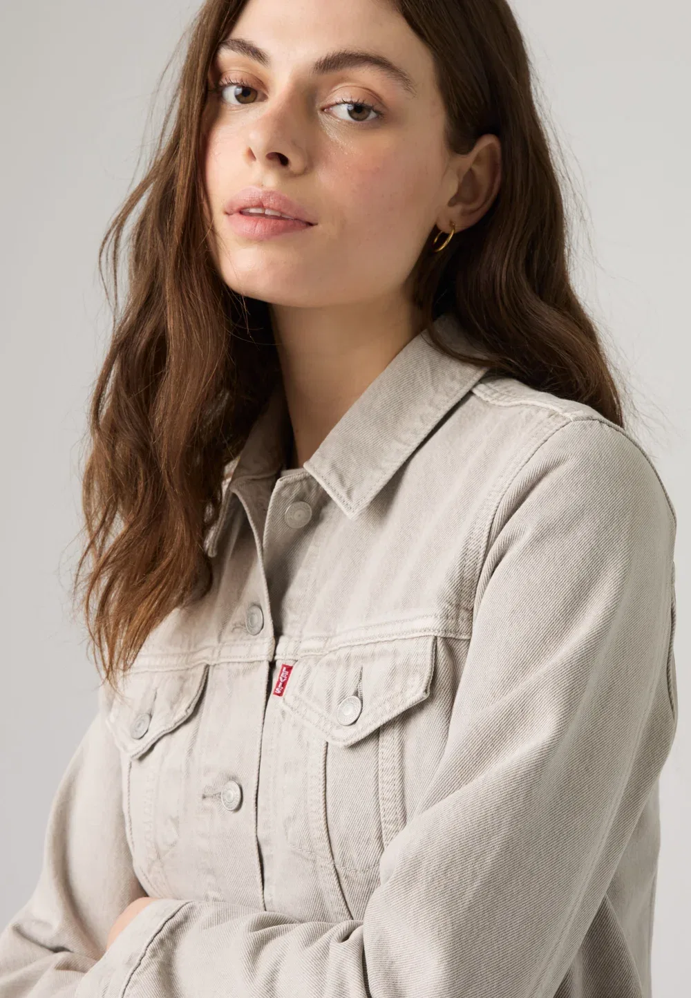 Оригинальная джинсовая куртка дальнобойщика Levi'S, Pebbled Path — фото 4