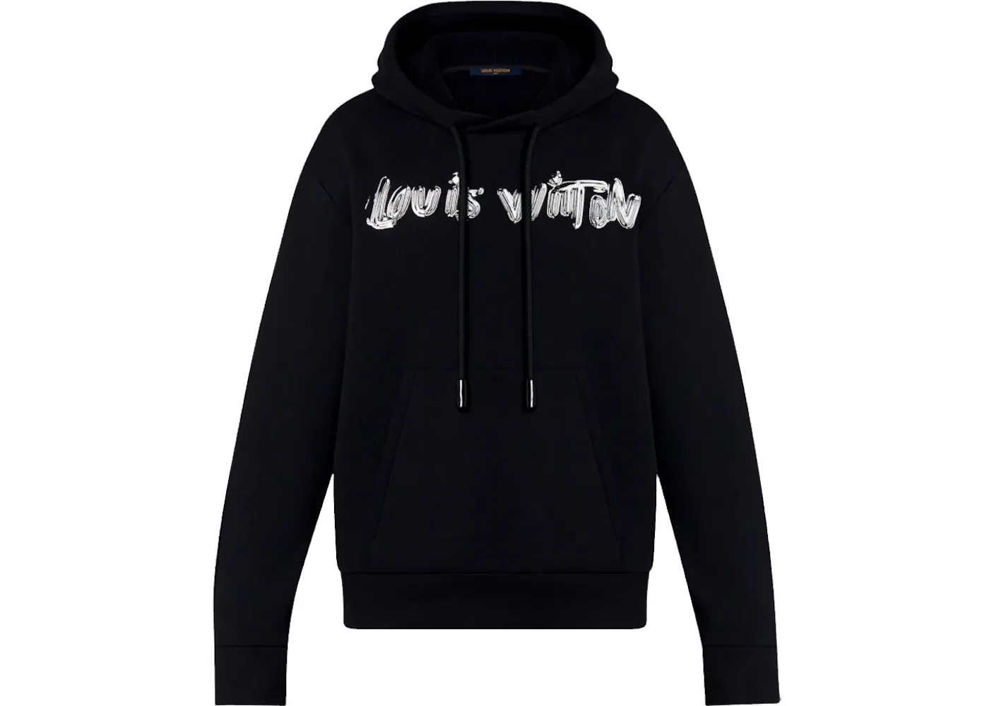 Мужской худи с принтом Louis Vuitton, Black