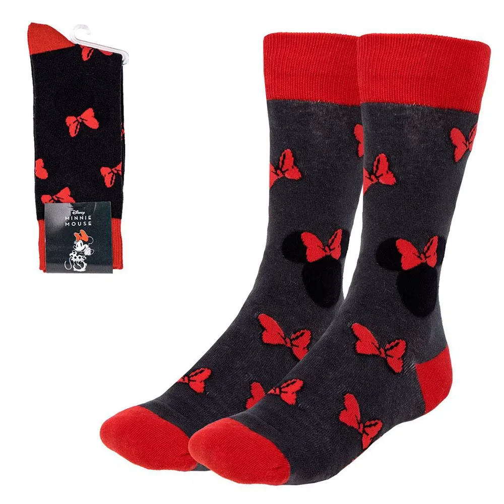 Детские носки с принтом Minnie Disney, Black