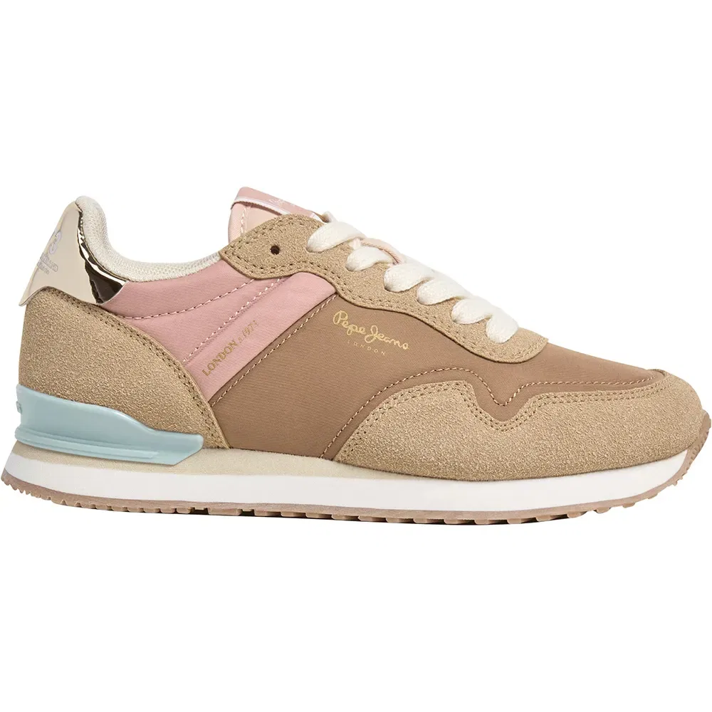 Детские кроссовки для девочек с платформой Hailon Basic Pepe jeans, Brown