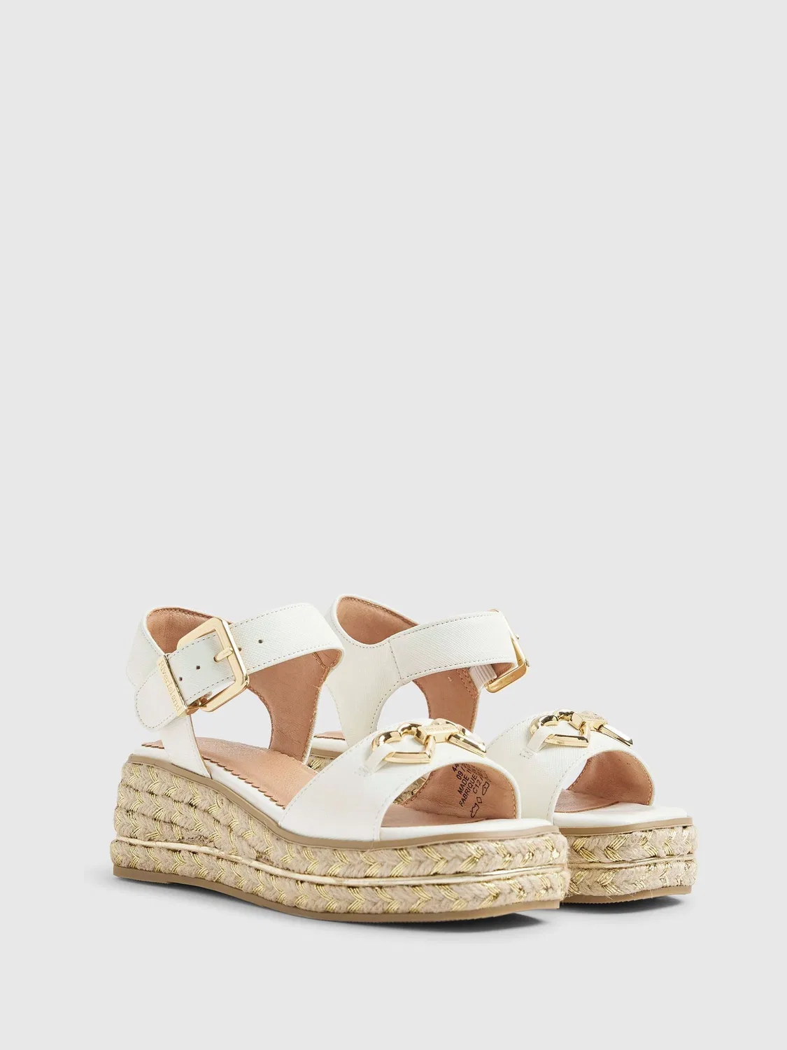 Сандалии на танкетке River Island White — фото 2