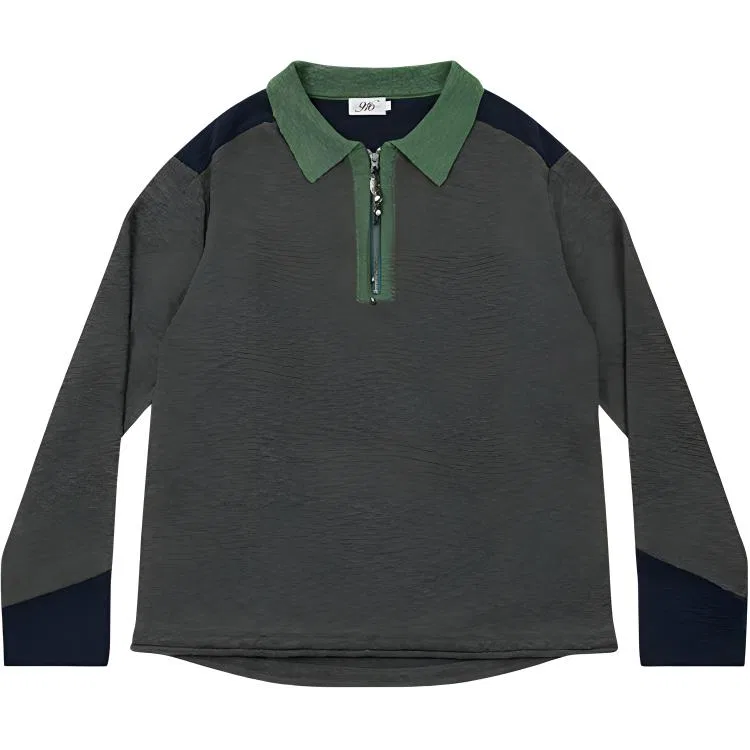 Детский свитер с лацканом GOOD BAI, Dark Gray