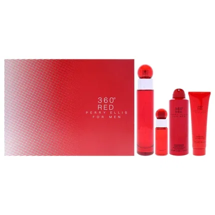 Мужской набор парфюмерии 4 предмета 100 мл Eau de Toilette, Perry Ellis, Red