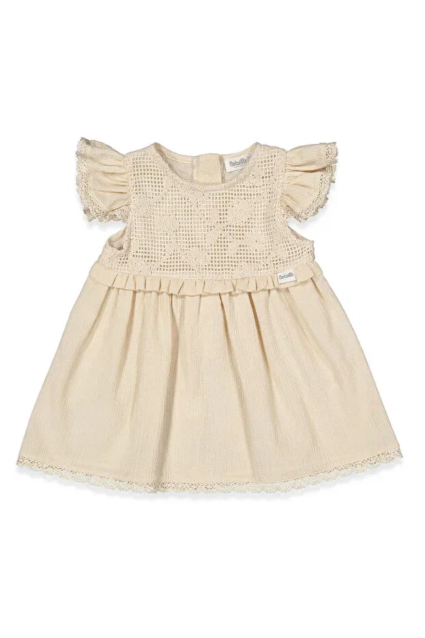 Детское платье для девочек хлопковое Bebetto, Beige