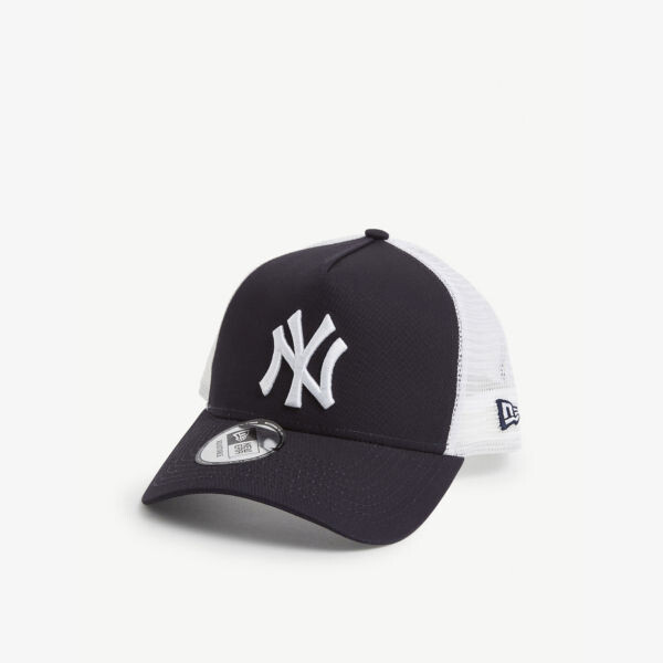 

Кепка дальнобойщика New York Yankees из хлопка и сетки New Era, черный