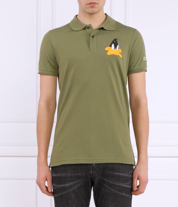 

Поло Iceberg x Looney Tunes Regular Fit, зеленый