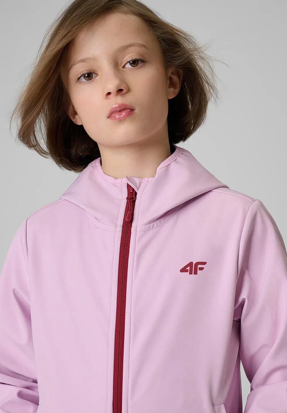 Куртка из мягкой ткани 4F, Light Violet — фото 4