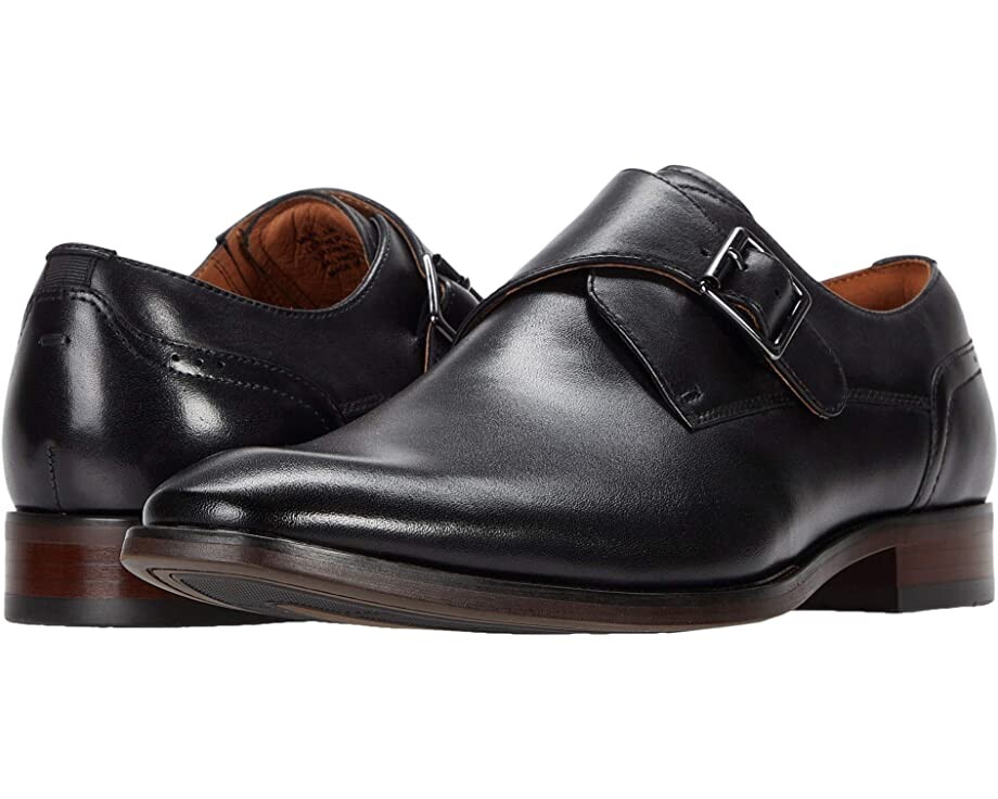 

Оксфорды Sorrento Plain Toe Single Monk Strap Florsheim, черный