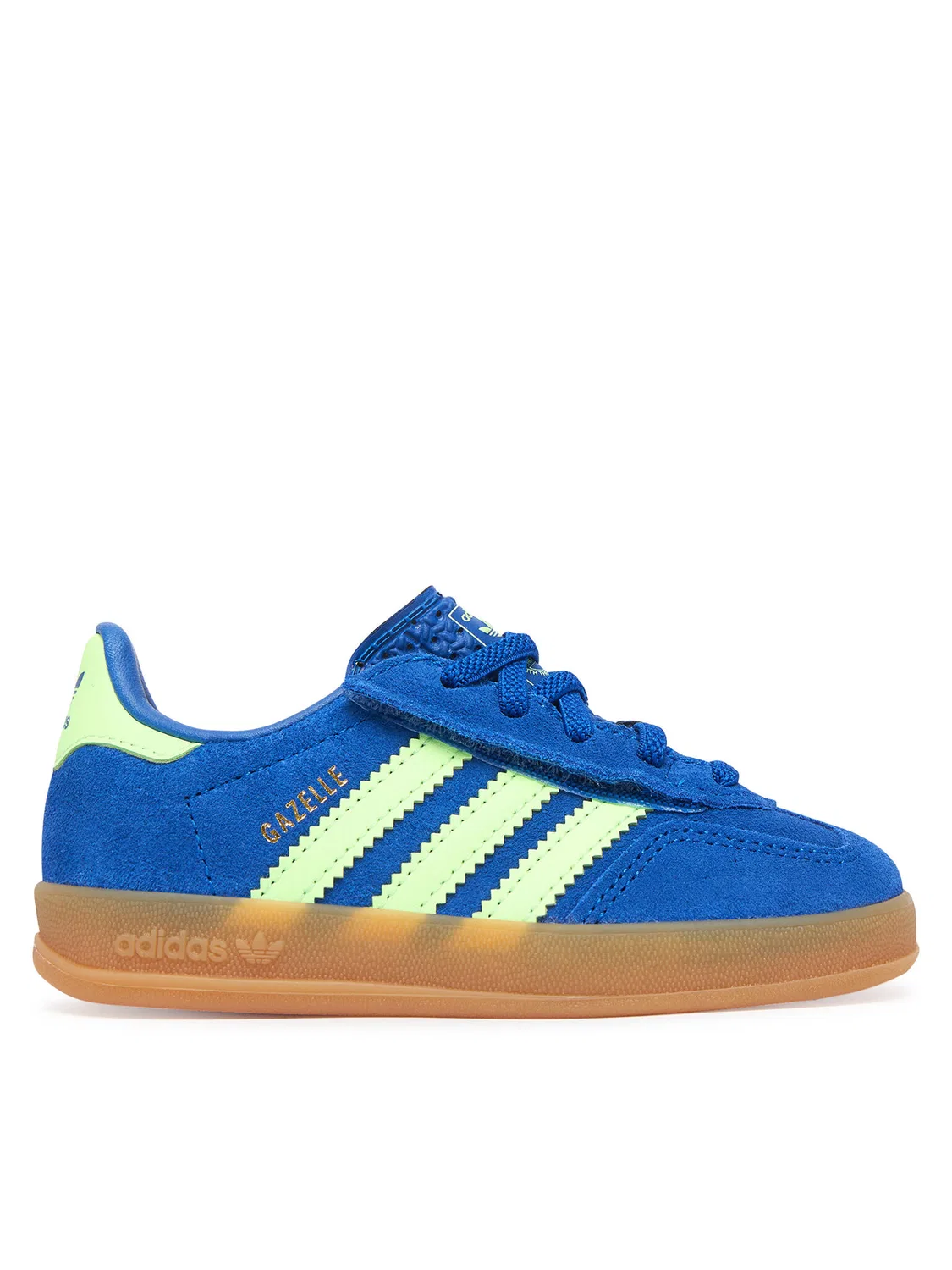 Кроссовки для мальчика Gazelle Indoor Comfort Closure Elastic Adidas, синий