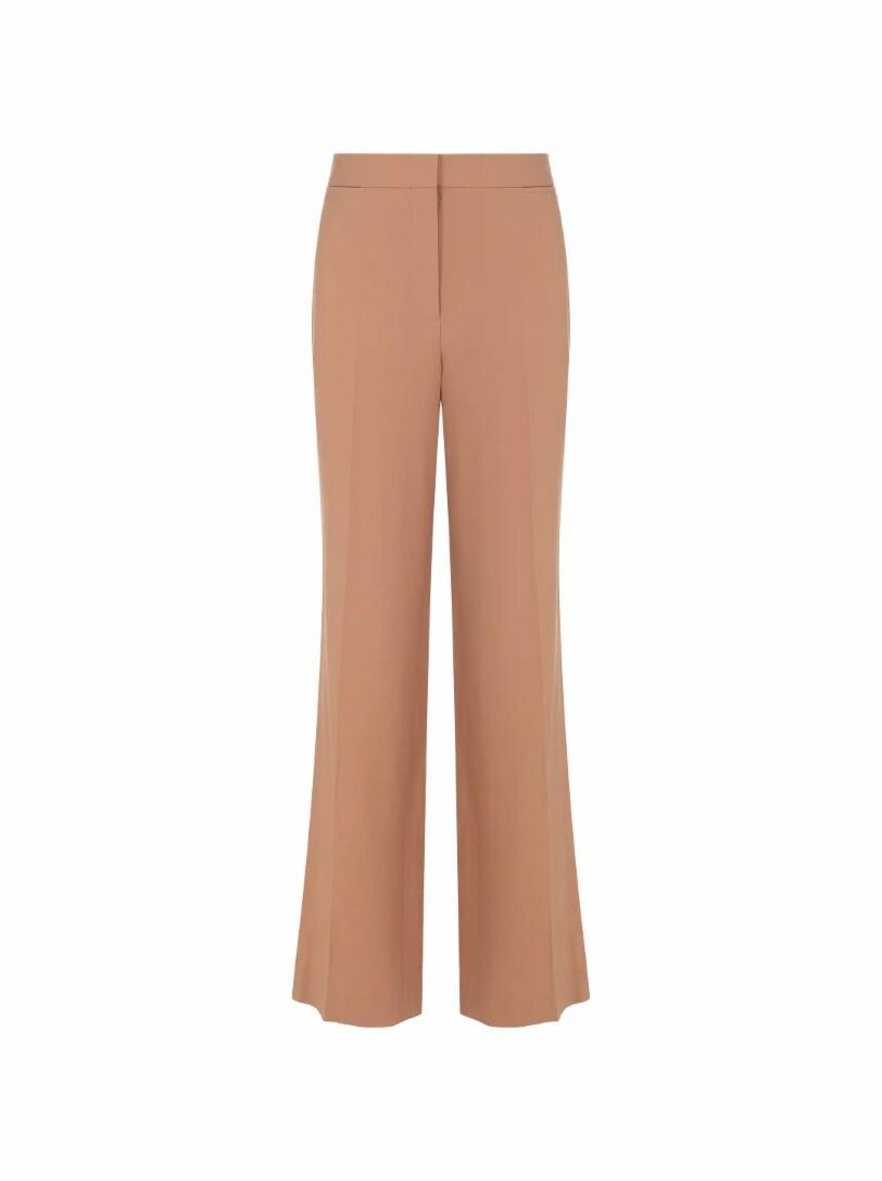 

Широкие шерстяные брюки Stella McCartney, Коричневый, Широкие шерстяные брюки Stella McCartney