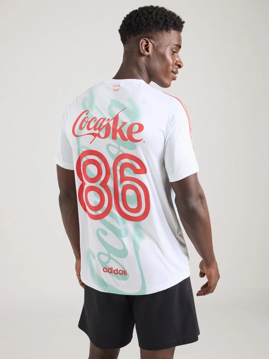 Футболка ADIDAS ORIGINALS 'CCTG' белого цвета — фото 3