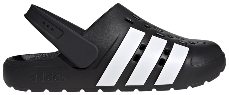 

Сабо adidas Adilette Clog 2.0 'Black White', черный