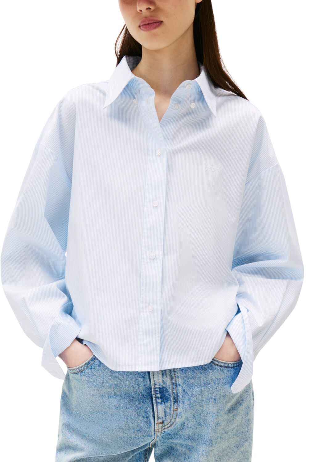 

Рубашки Tommy Jeans, светло-голубой