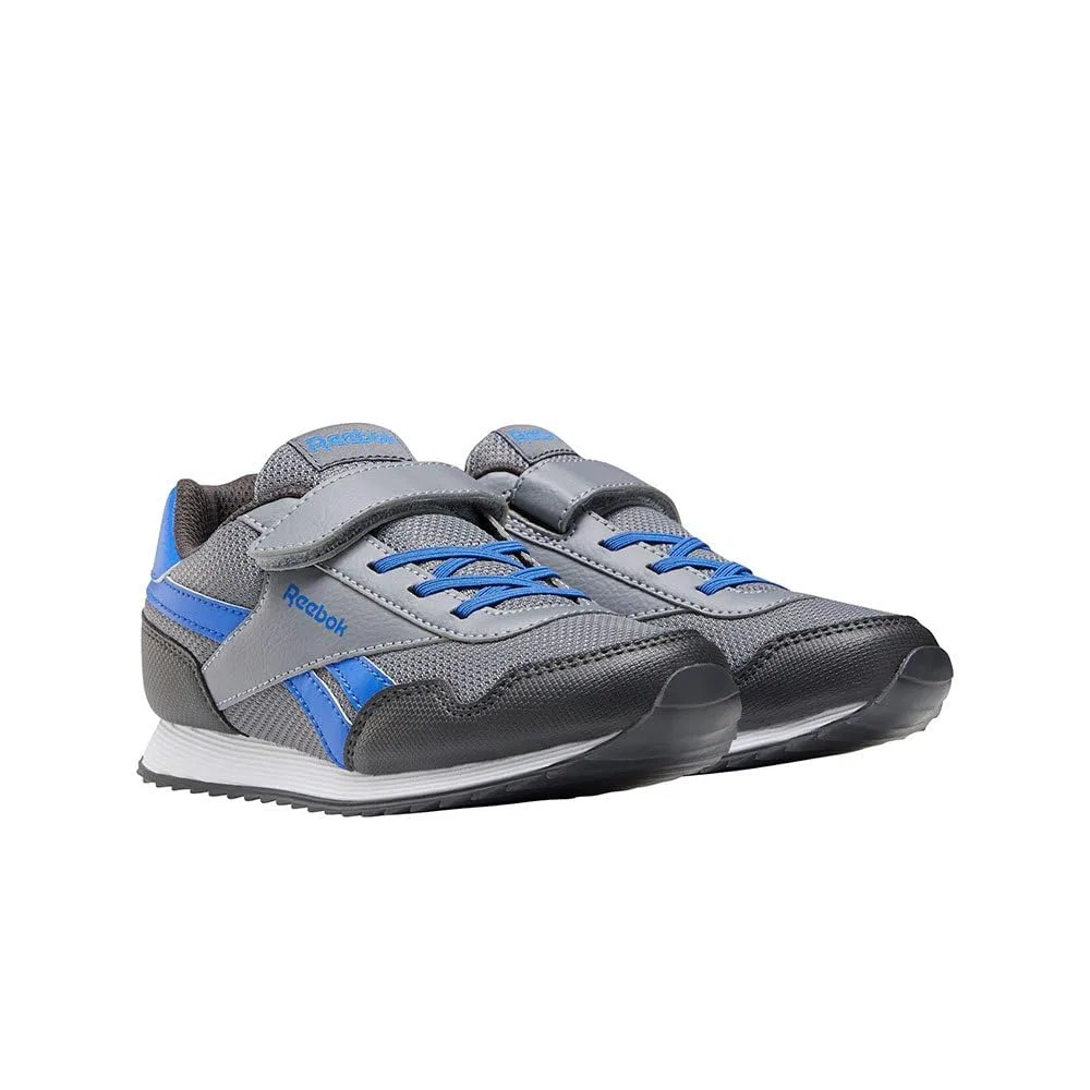 Детские беговые кроссовки для мальчиков с мягкой подошвой Royal Classic Jogger 3 Reebok, Cold Grey 4 Cold Grey 7 Court Blue — фото 4