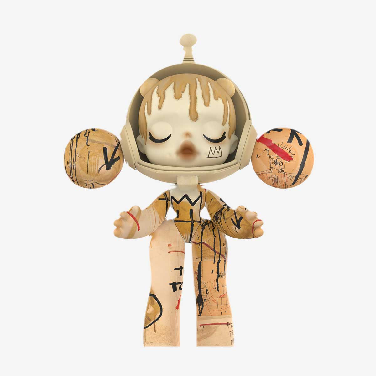 

Фигурка Pop Mart MEGA α SKULLPANDA JEAN-MICHEL BASQUIAT