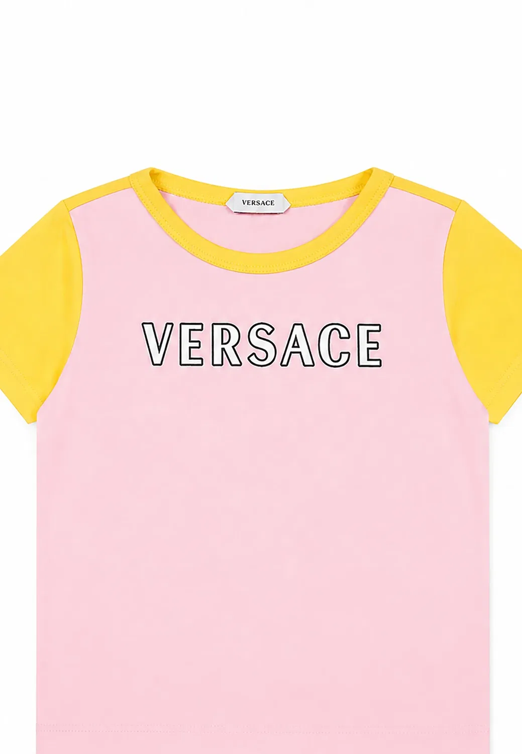 Футболка - футболка с принтом Versace, Pink — фото 3