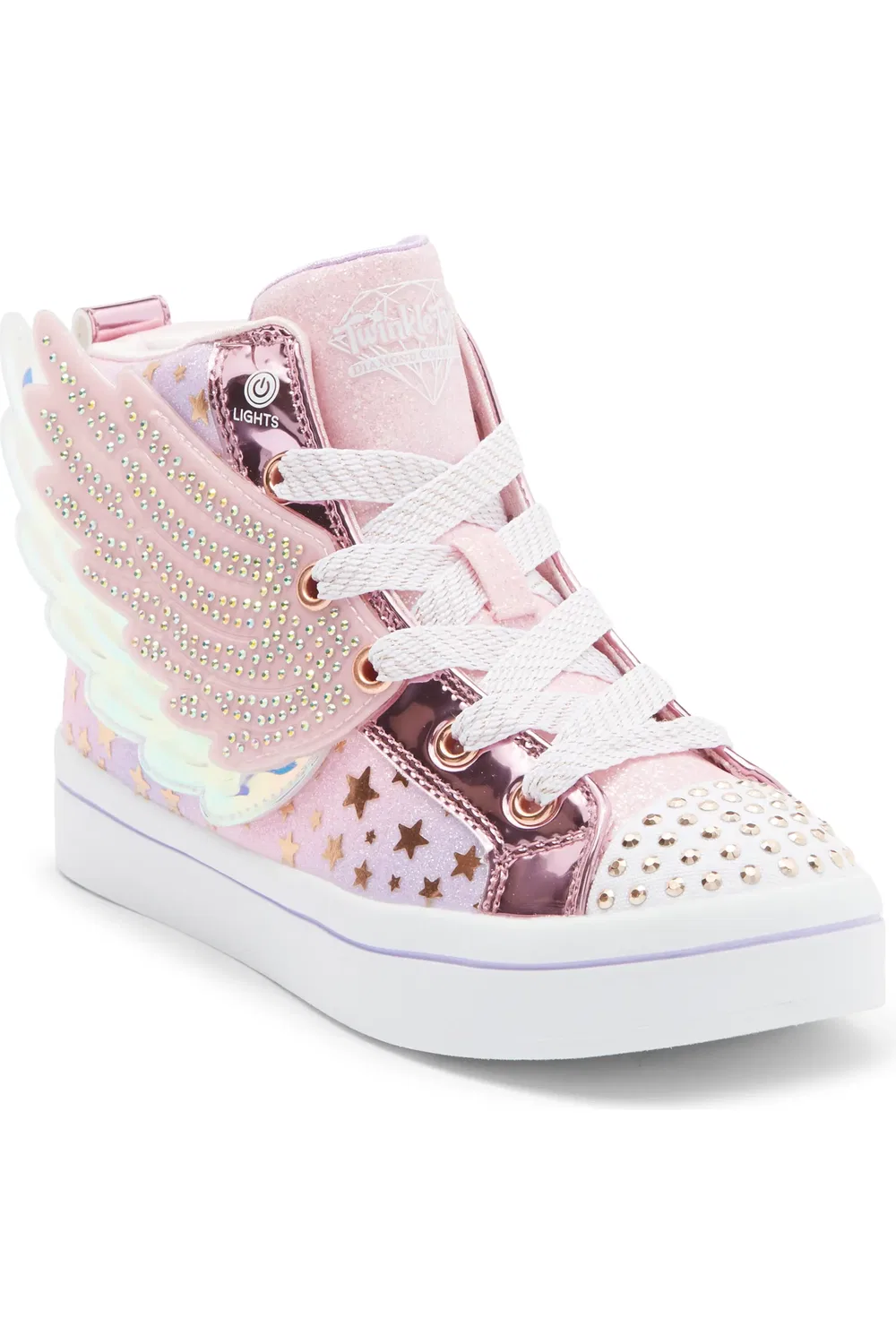Кроссовки детские высокие с подсветкой Twi-Lites 2.0 SKECHERS, Lpmt-Light
