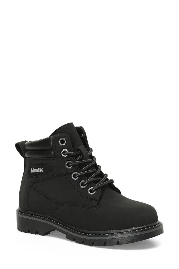 Детские ботинки для мальчиков с молнией и шнуровкой Burton 4pr black boy's boots Kinetix, Black-101912786 — фото 2
