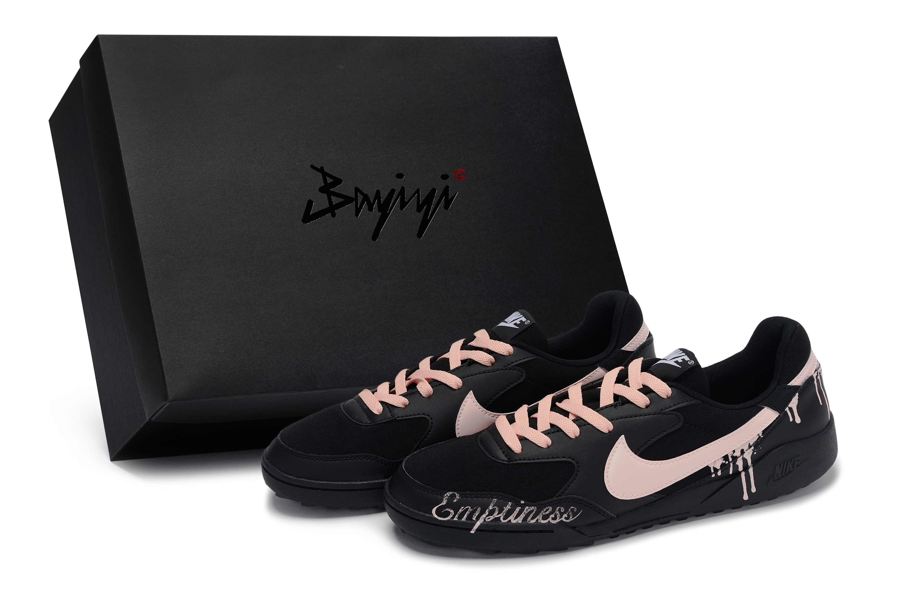 

Nike Мужские низкие кроссовки для скейтбординга Terra Manta, цвет черный/розовый