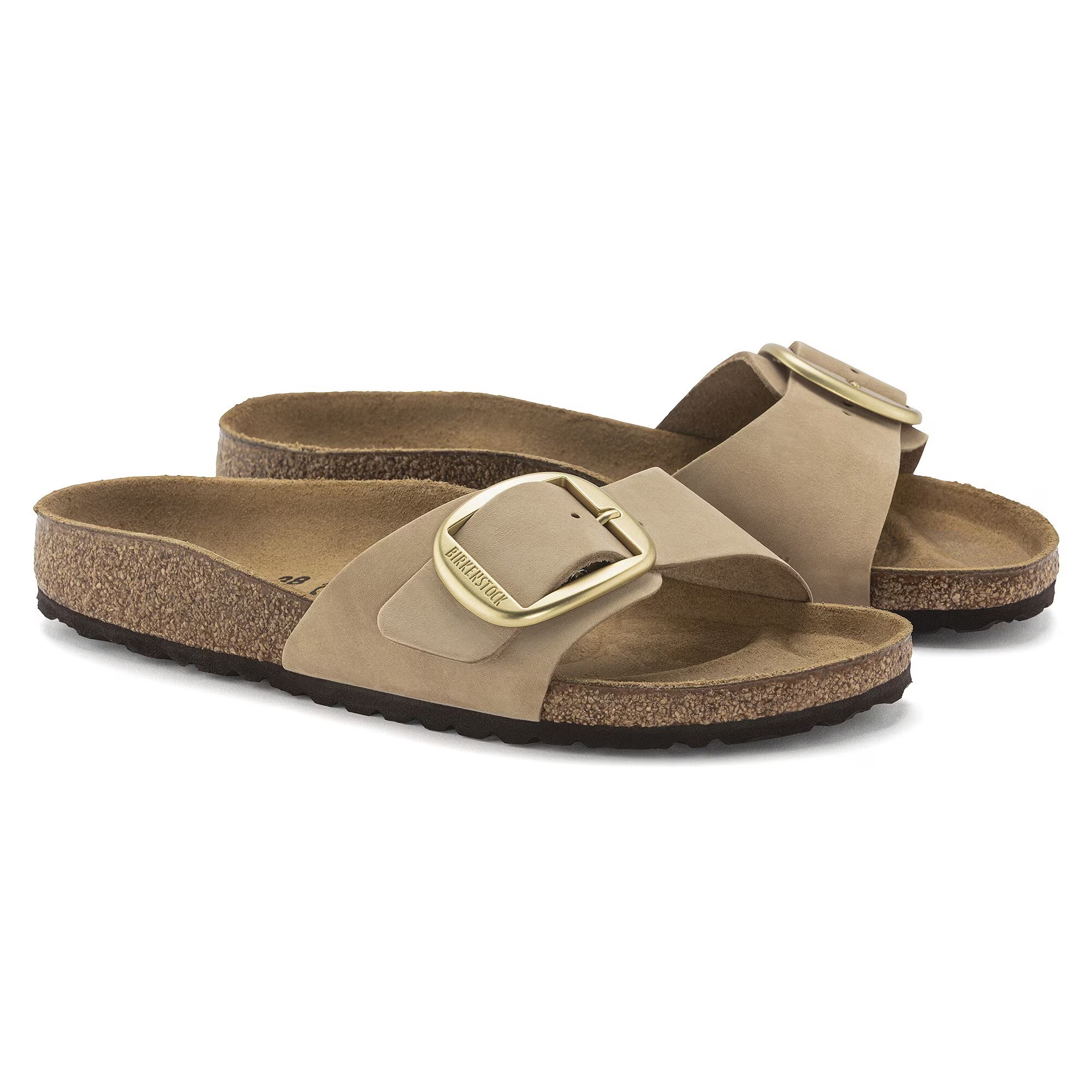 Сандалии Birkenstock Madrid Big Buckle, бежевый — фото 4
