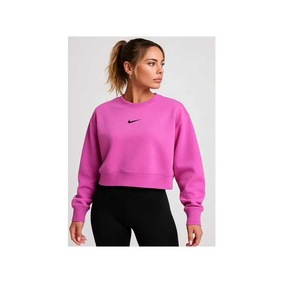 Свитшот оверсайз Sportswear Collection Essentials Oversized Nike, Розовый — фото 4