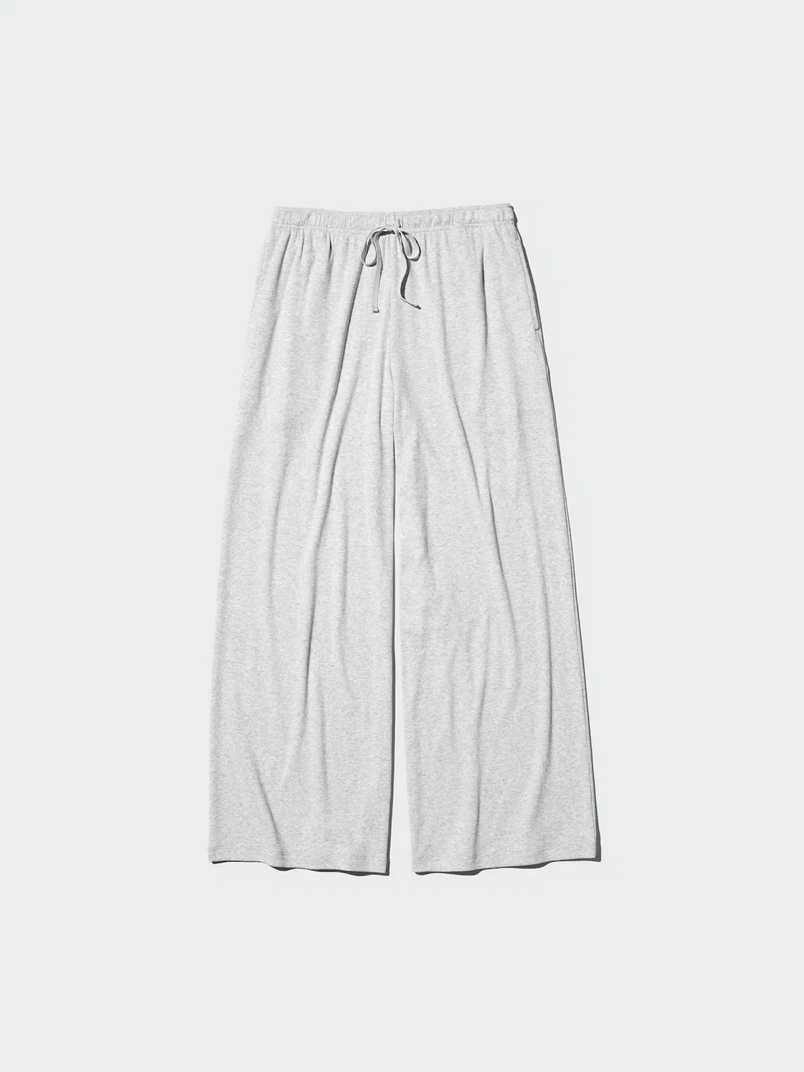Брюки Uniqlo, широкие, ребристые, черные — фото 2