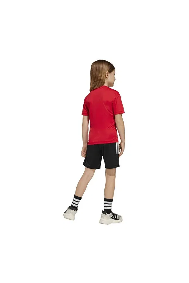 Детский спортивный комплект для девочек с принтом Marvel Iron Man Family Tracksuit Set Adidas, Red — фото 3