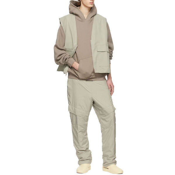 Жилет ss22 cotton vest 'sea foam' Fear Of God Essentials, зеленый — фото 4