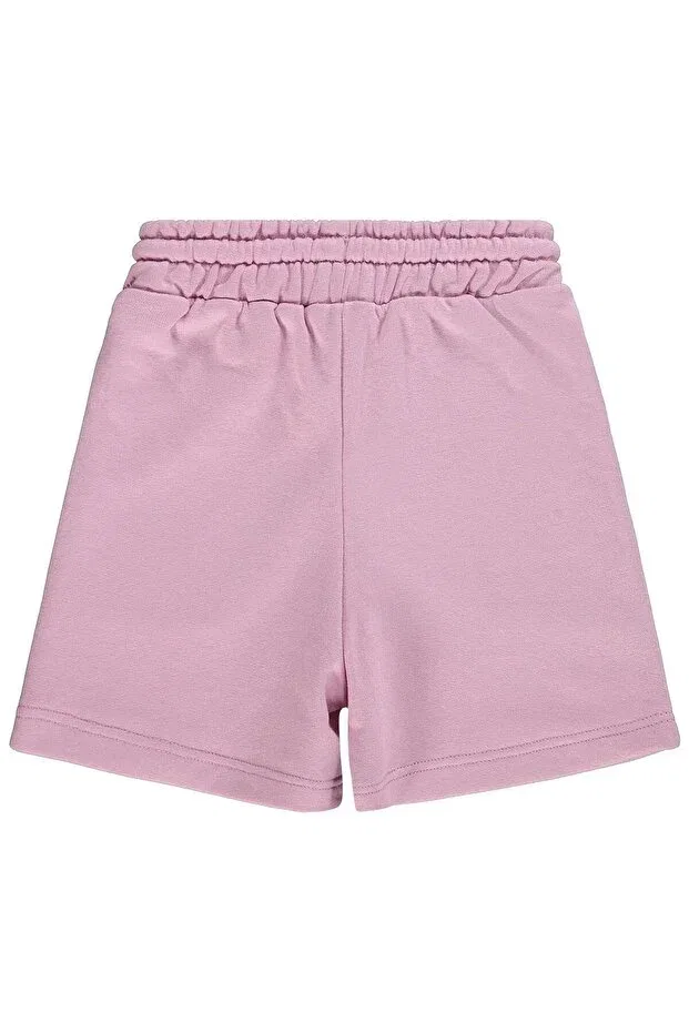 Детские шорты для девочек с принтом Civil Girls, Dark Pink — фото 2