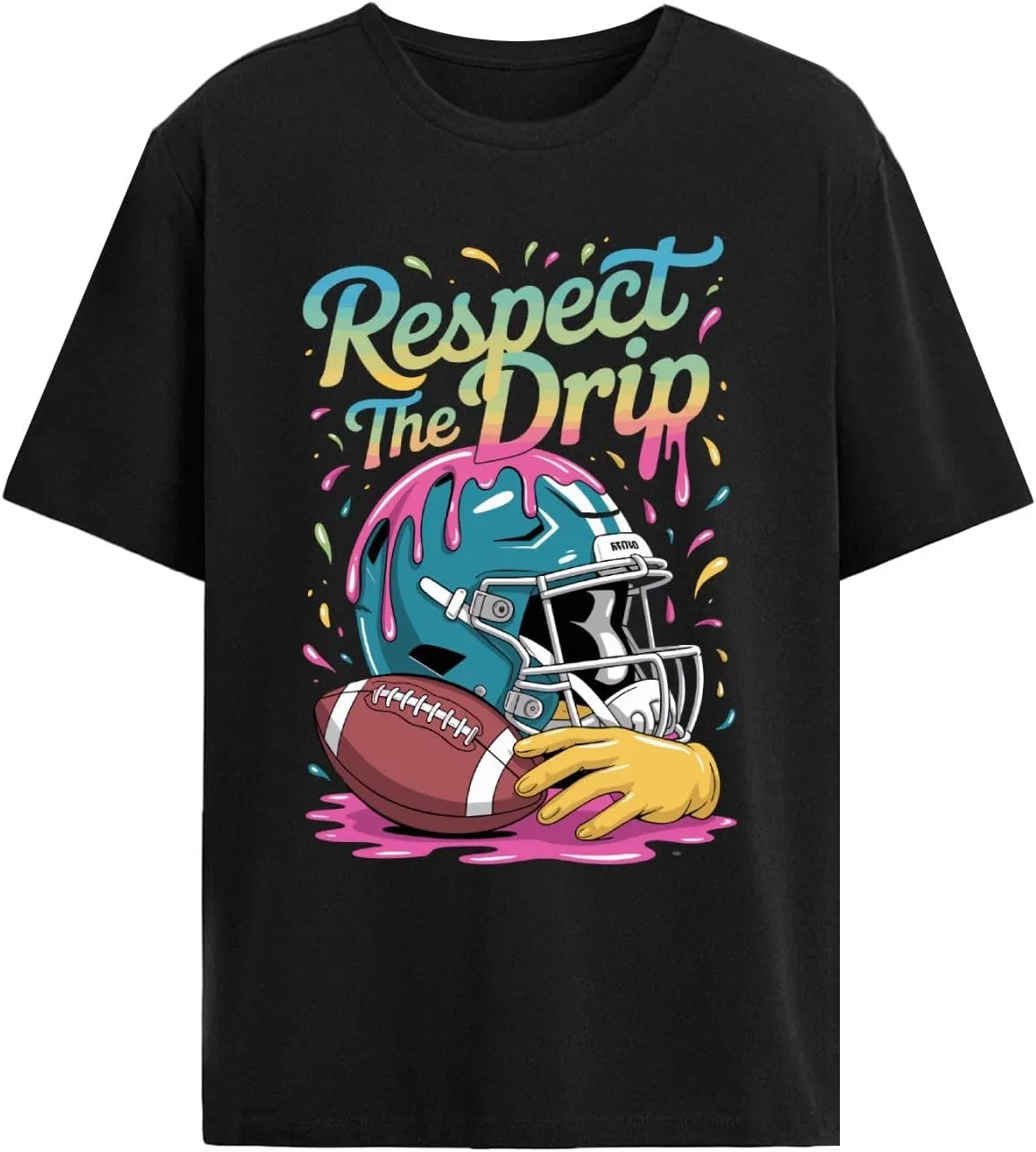 Мужская футболка с графическим принтом Shirt-003, Allblack