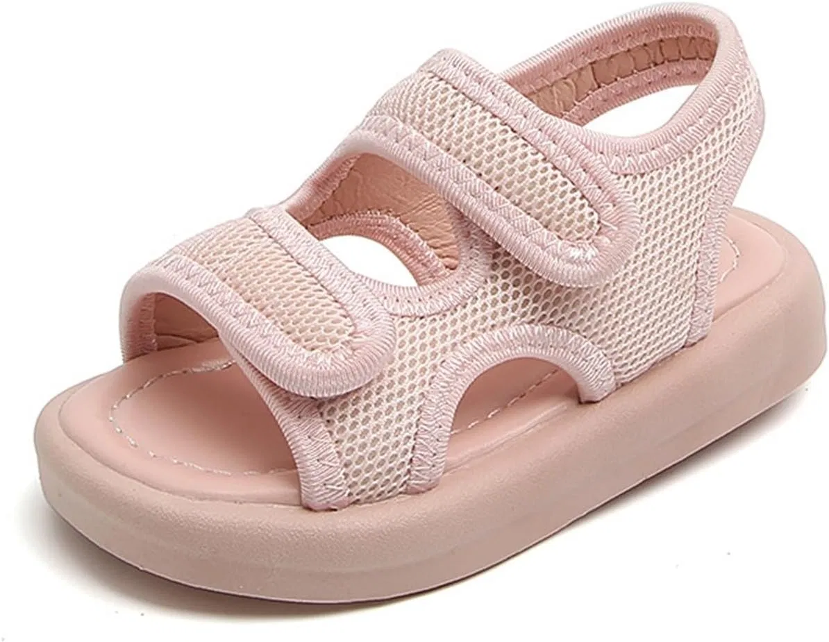Детские дышащие сандалии с открытым носком для воды и пляжа Athletic Breathable School Sneakers, Pink