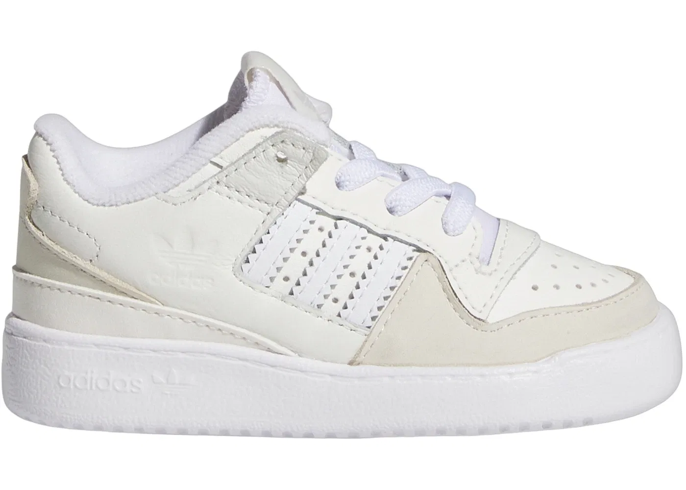 Детские кроссовки Lifestyle Adidas Forum Low, Chalk White/Cloud White/Cloud White