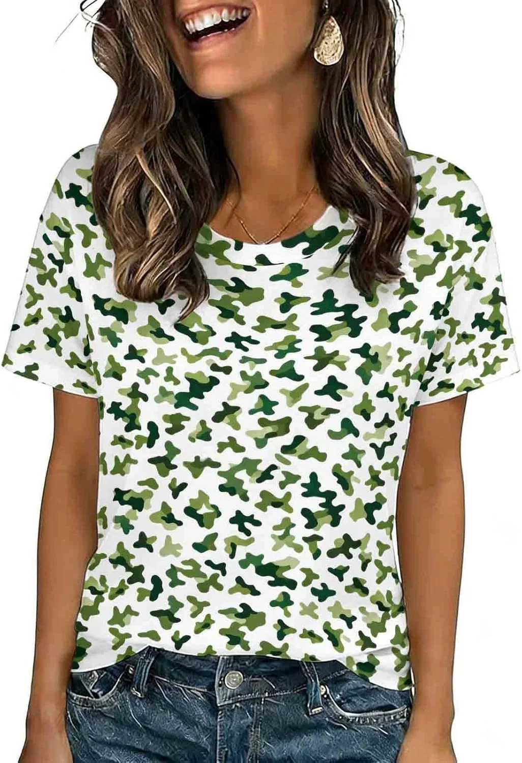 Унисекс футболка с камуфляжным принтом, 7#camouflage — фото 3