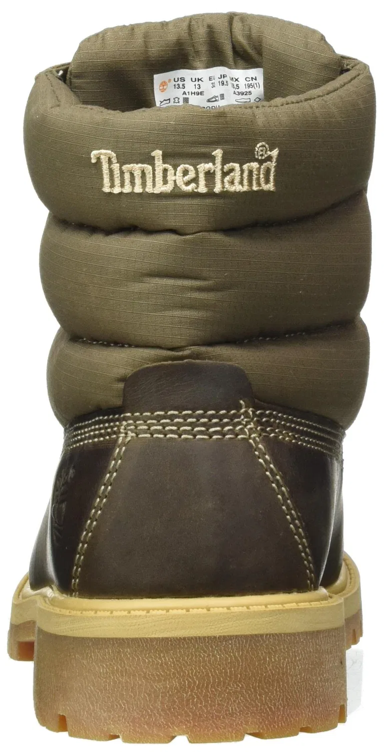 Детские ботинки Timberland, Olive Green Full Grain — фото 3