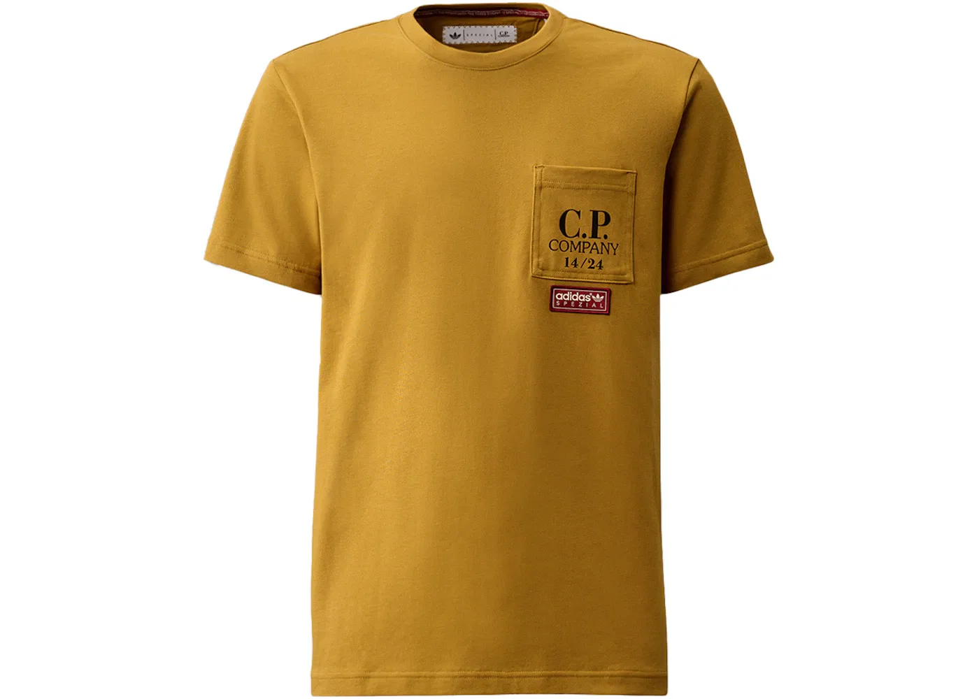 Мужская футболка с длинным рукавом Adidas SPZL x C.P. Company Solid Single Organic Jersey Pocket T-Shirt, Bronze Mist/Brown